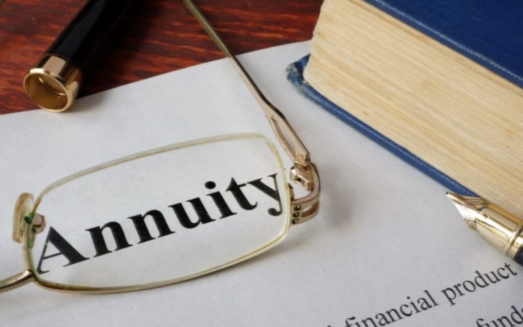Annuities | Glasses magnifying the word Annuity
