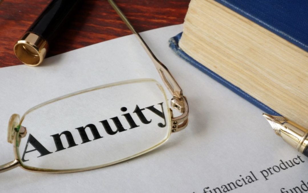 Annuities | Glasses magnifying the word Annuity