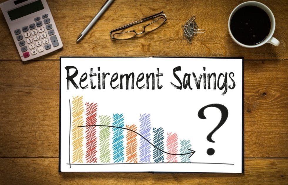 Does Your Retirement Planning Support Your Legacy Goals | Chart showing dwindling retirement savings